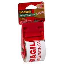 Mailing/Storage Tape,Fragile Handle w/Care,1-7/8