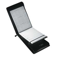 AAG47296 At-A-Glance Executive Steno Planner,Hourly Appt. 7am-6pm,6"x9",BlackPLANNER,STENO,EXEC,BK