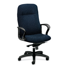 Exec. High-back Chair,w/Knee Tilt,27-1/2