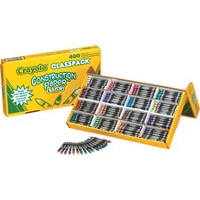 CYO 521617 Crayola Construction Paper Crayon Set CYO521617