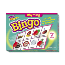 Trend T6067 Rhyming Bingo Game, Includes 36 Playing Cards/Over200 Chips