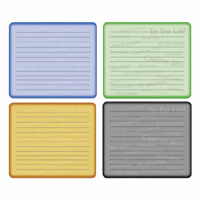 Notepaper Mouse Pad,Ruled,Nonslip Back,8-1/2