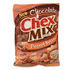 AVTSN16795 Advantus Corp. Chocolate Peanut Butter Chex Mix, 4.5 oz, 7/BXSNACK,CHOC-PNT BTR,CHEX MIX