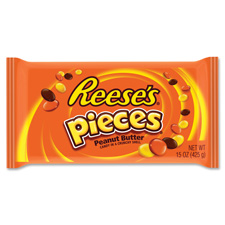 Marjack 1166 Reese's Pieces, Peanut Butter, 15 oz.