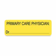 Tabbies Primary Care Physician Patient Info. Label