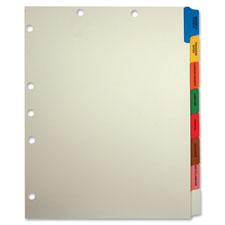 TAB 54505 Tabbies 8-Side Tab Medical Chart Index Set TAB54505