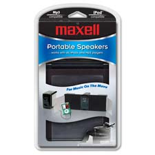 Portable Speakers, for iPod/MP3/CD/DVD, Foldable, Black