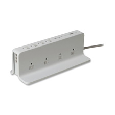 BLKBZ10820006 Belkin Components Surge Protector, 3195 Joules, 8 Outlets, 6' Cord, GraySURGE,TEL,3195J,L-SHAPED
