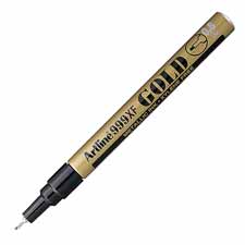 Paint Marker, Fine Point 0.08mm, Gold