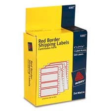 Dot Matrix Labels, Mailing, 4