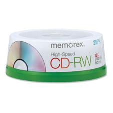 MEM 03424 Memorex High Speed CD-RW Discs MEM03424