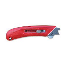 Pacific Handy Cutter S4L Safety Cutter, Left-Handed, Steel, Red, PHCS4L, PHC S4L