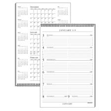 AAG47223 At-A-Glance Steno Planner Refill, 6"x9", WhitePLNR,WEEKLY STENO REFILL