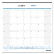 AAGSK400150 At-A-Glance Calendar Refill, for Outlink Calendar, 17"x17", Jan-DecOUTLINK DESK PAD REFILL