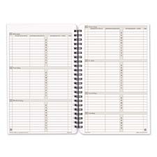 Planning Organizer Refills,2-Page Spread,5-1/2