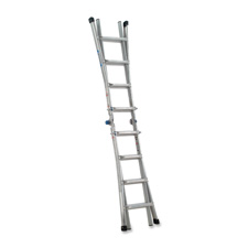Werner MT17 Telescoping Ladder, w/ J Lock, 17', 8-1/2'' x 24-5/8'' x 204'', AM, WERMT17, WER MT17