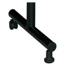 Basyx BTB22P T-leg Base, for 24'' W Top, Black, BSXBTB22P, BSX BTB22P