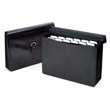 ESS02062 Esselte Corporation Expanding Pocket File, 13 Pockets, 10-1/2"x13-15/16", BlackFILE POCKET,EXP13,EXEC