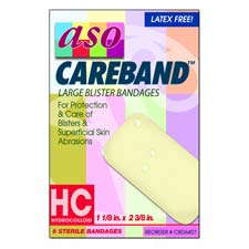 AGPCBD6407 ASO Corporation Blister Bandages, Non-Latex, 10/BX, LargeBANDAGES, LARGE HYDROCOLLO