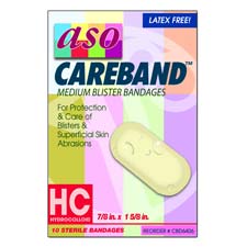 AGPCBD6406 ASO Corporation Blister Bandages, Non-Latex, 10/BX, MediumBANDAGES, MEDIUM HYDROCOLLO