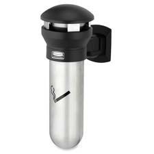 RCP 9W3200BK Rubbermaid Infinity Wall Smoking Receptacles RCP9W3200BK