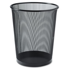 SPR 52770 Sparco Black Mesh Round Waste Bin  SPR52770