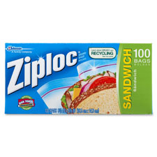 DRA CB003908 JohnsonDiversey Ziploc Sandwich Bags DRACB003908
