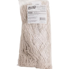 Genuine Joe 48259 Mophead Refill, for Saddle/Jaws Type Handle, 16 oz., White