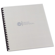 Textured Rigid Cover,Unpunched,8-1/2