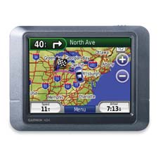 Garmin /PMC NUVI205 GPS Navigation Unit, 320x240 Pixels, 3-4/5'' x 4/5'' x 2-4/5'', Silver