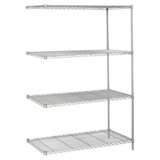Add-on Unit, 4 Shelvs/2 Post, 48