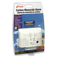 Kidde Fire and Safety 21006137 Carbon Monoxide Alarm, AC/DD Plug In, 9V Battery Backup, WE
