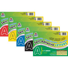 PAC 51651 Pacon Colored Self-Adhesive Removable Letters PAC51651