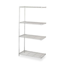 SAF 5285GR Safco Wire Shelving Unit and Extra Shelves SAF5285GR