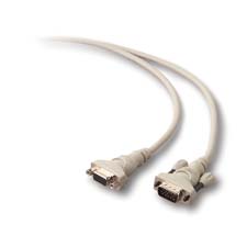BLKF2N02506 Belkin Components VGA/SVGA Monitor Extension Cable, 6' LengthCABLE,EXT,MNTR,VGA/SVGA,6'
