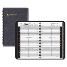 AAG701000510 At-A-Glance Weekly Appointment Book,Jan-Dec,2010,2PPW,4-7/8"X"8,BlackBOOK,APPOINTMENT,WEEKLY