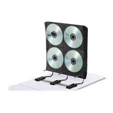 Idea Stream FT07016 Gapless Media Binder, for DVD/CDs, 34 Pages, Holds 272, White