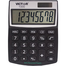 VCT 1000 Victor 8-Digit Mini Desktop Calculator VCT1000