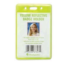 Baumgartens 67826 Reflective Arm Band, Vertical, 2-1/2'' x 3-1/2'', 12/PK, Green