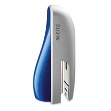 ESS02885 Esselte Corporation Stand-up Stapler,25 Sheet Capacity,Top Load,Crystal BlueSTAPLER STAND UP 25 SHT