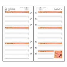 Weekly Planning Pages,2PPW,Jan-Dec 2009,5-1/2