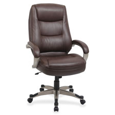 LLR 63280 Lorell Westlake Leather Executive High-back Chair LLR63280