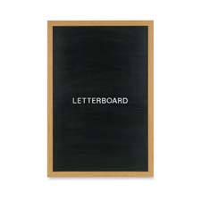 Letter Board, Non-Magnetic, 2'x3', Beachwood Frame