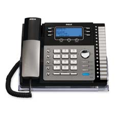 RCA 25424RE1 4-Line Expandable Speakerphone6.0, w/CID/CW, Black/Silver, RCA25424RE1, RCA 25424RE1
