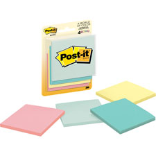 MMM 5401 3M Post-it Pastel Original Note Pads MMM5401
