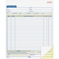 ABFDC8131 Adams Business Forms Purchase Order Book,Carbonless,2-Part,8-3/8"x10-11/16",WECARBONLESS PURCHASE ORD BK