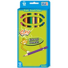 Color Pencils, Nontoxic, 12/PK, Assorted
