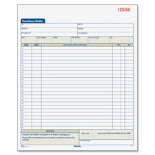 ABFTC8131 Adams Business Forms Purchase Order Book,Carbonless,3-Part,8-3/8"x10-11/16",WEPURCHASE ORDER BOOK