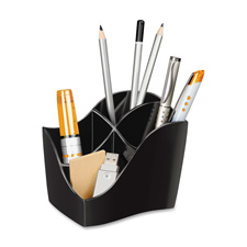 CEP3400101 CEP Desktop Organizer,4 Compartments,4-3/5"x3-1/2"x3-4/5",BlackORGANIZER,DSKTOP,ISIS BLACK