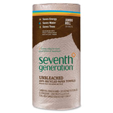 SEV 13720 Seventh Gen. Jumbo Natural Brown Paper Towels SEV13720